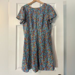 LOFT floral dress